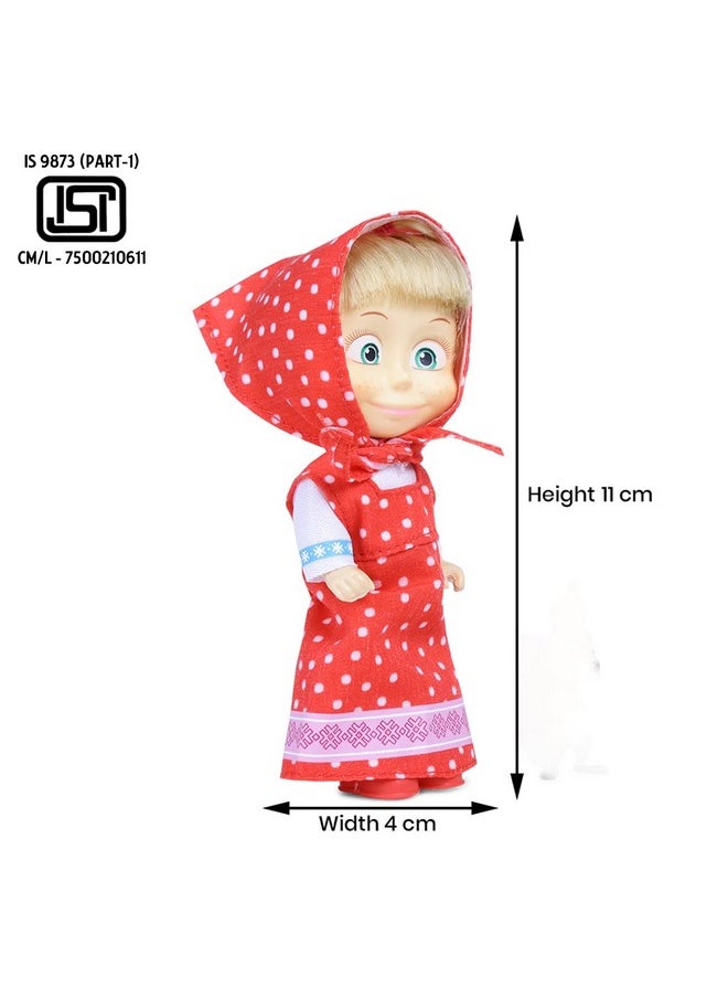 Masha and the Bear 12 Cm Toy Doll | Famous Cartoon | Ideal Gift Set for Girls Kids (Masha Set -RED) - pzsku/Z06740ED1B06B172EBB64Z/45/_/1741329832/da9eb2f4-f809-4b57-a5a1-10c5bf9e1626