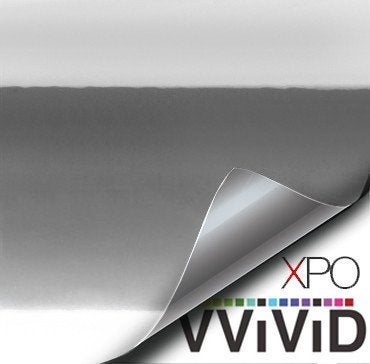 VViViD Gloss Chrome Silver Vinyl Wrap Adhesive Film Roll Air Release DIY Decal Sheet (12 Inch x 60 Inch) - Image 2