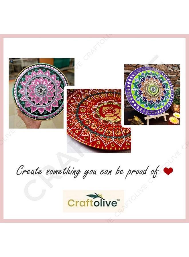 Craftolive Golden Ceramic Cones (Liquid Paste) for Arts & Crafts, Lippan Art and Decorative Purposes, Pack of 8 Cones - Image 5