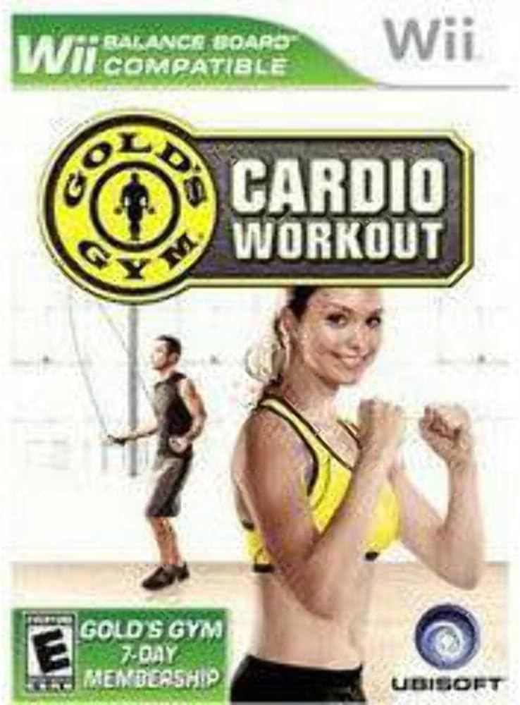 Ubisoft Gold's Gym Cardio Workout for Nintendo Wii - Fitness Game with Motion Controls