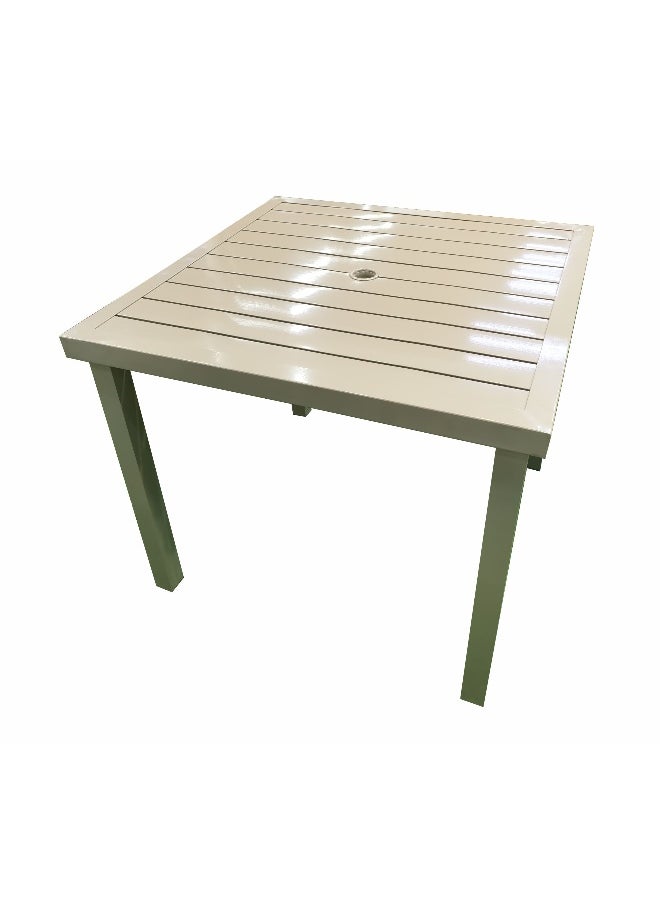 Oasis Casual ALUMINIUM BEIGE ROPE DINING SET WITH BEIGE CUSHION  - Image 3