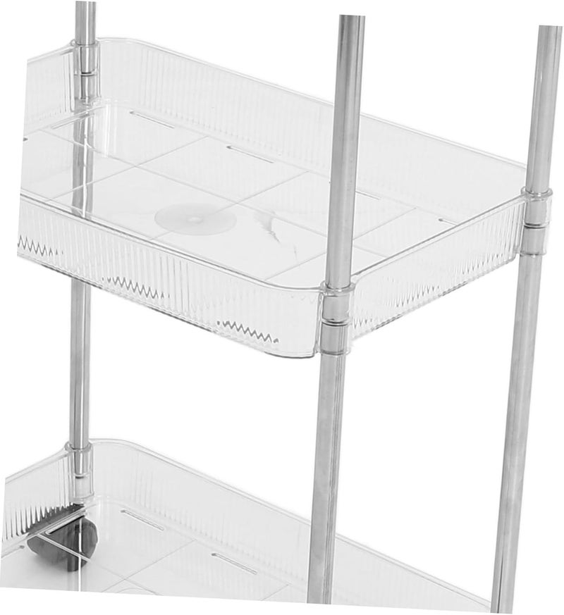 Didiseaon Salon Storage Trolley Reusable Storage Cart Wheels Multi-Tier Rolling Cart - Image 3
