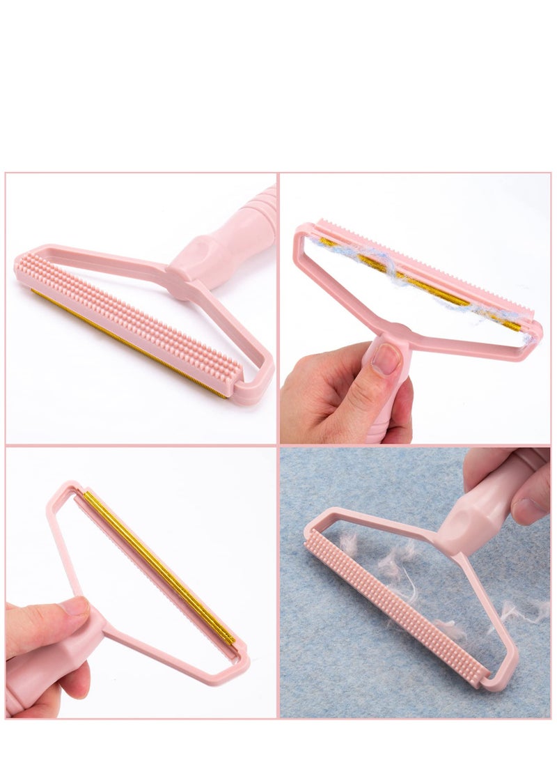 SYOSI Portable Lint Remover for Clothes - Manual Fuzz Remover Fabric Shaver for Furniture - Reusable Lint Roller for Pet Hair Carpet - Image 3