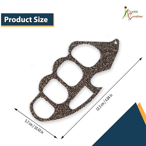 NAITIK CREATION Bottle Opener | Compact Lightweight Handheld Tool for Home, Bar, Kitchen, Travel, Gifting | Multipurpose Usable as Keychain (Antique Gold) - Image 2