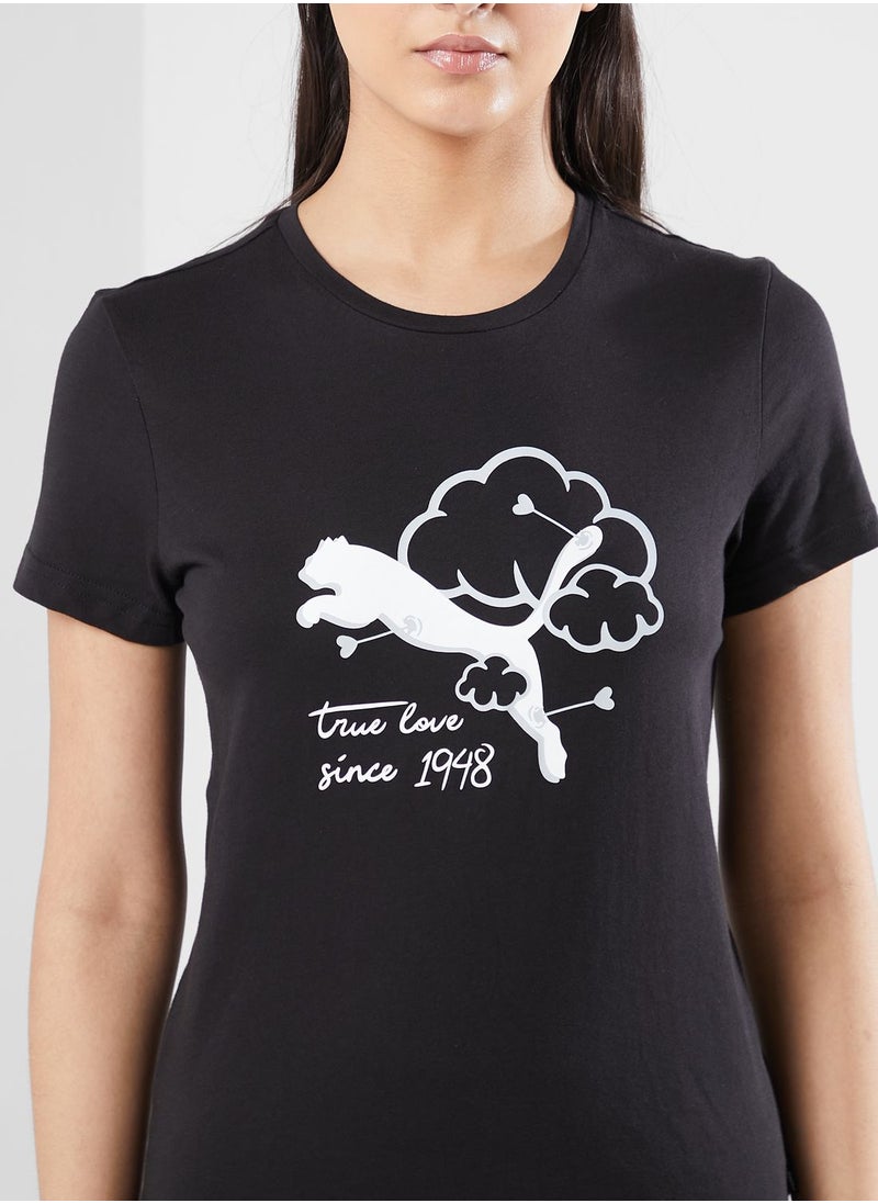 PUMA - Graphic Valentine T-Shirt - Image 1