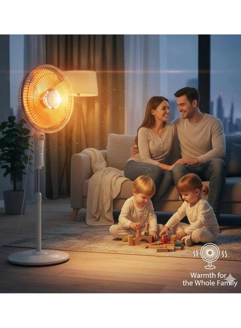 carbon ceramic heater, safe and quiet, with adjustable height, 1200W - Image 3