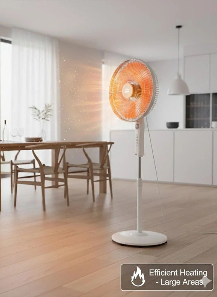 carbon ceramic heater, safe and quiet, with adjustable height, 1200W - Image 2