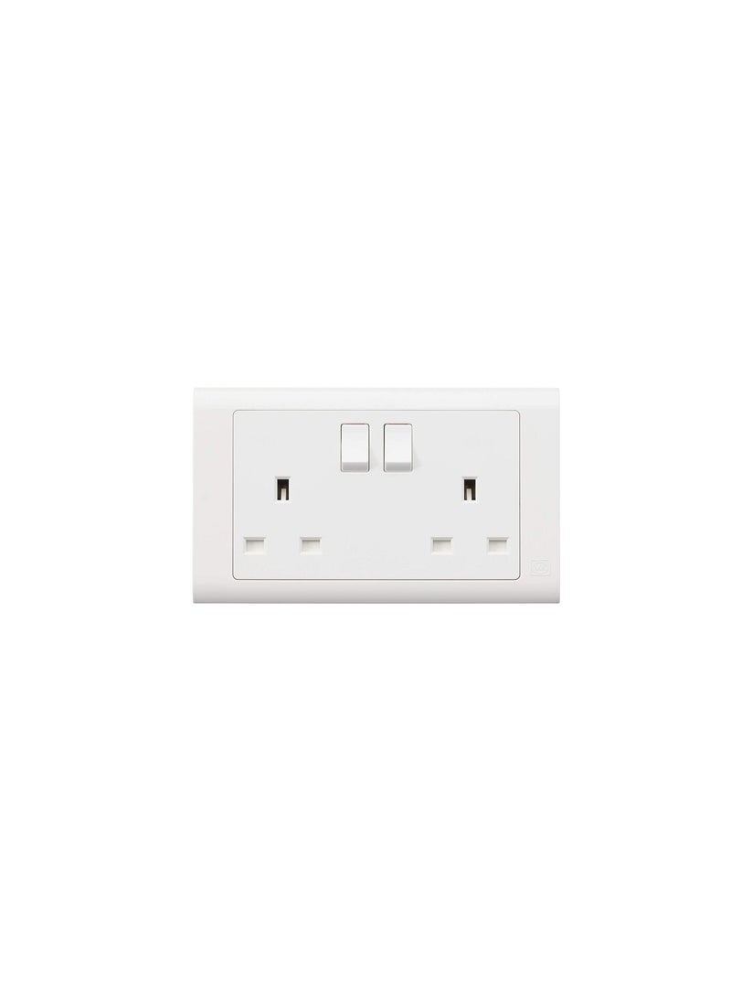 MK Essentials 13A 2G SP SWITCHSOCKET - Image 1