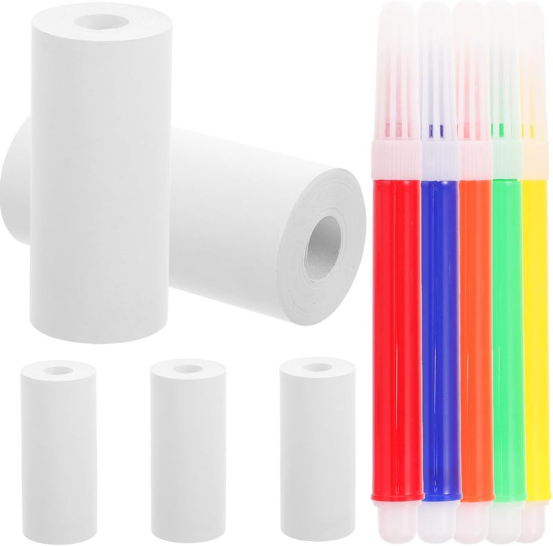 OSALADI 1Set Mini Thermal Printer Sticker of Adhesive Blank Express Labels for Organization Easy to Use for Price Tags Bottle Labels and More - Image 1