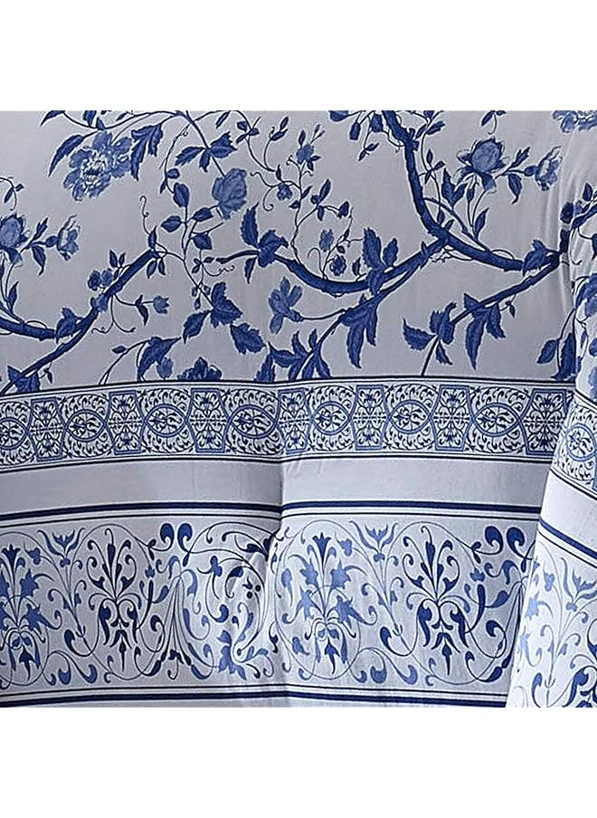 LAURA ASHLEY - Charlotte Duvet Cover Set King Medium Blue - Image 1