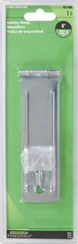 Hardware Essentials 851409 Zinc Fixed-Staple Safety Hasp (6") - Image 2