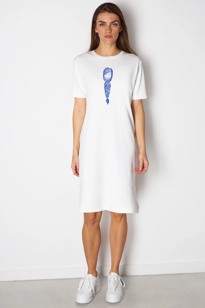 Rock&Roll Graphic T-Shirt Dress