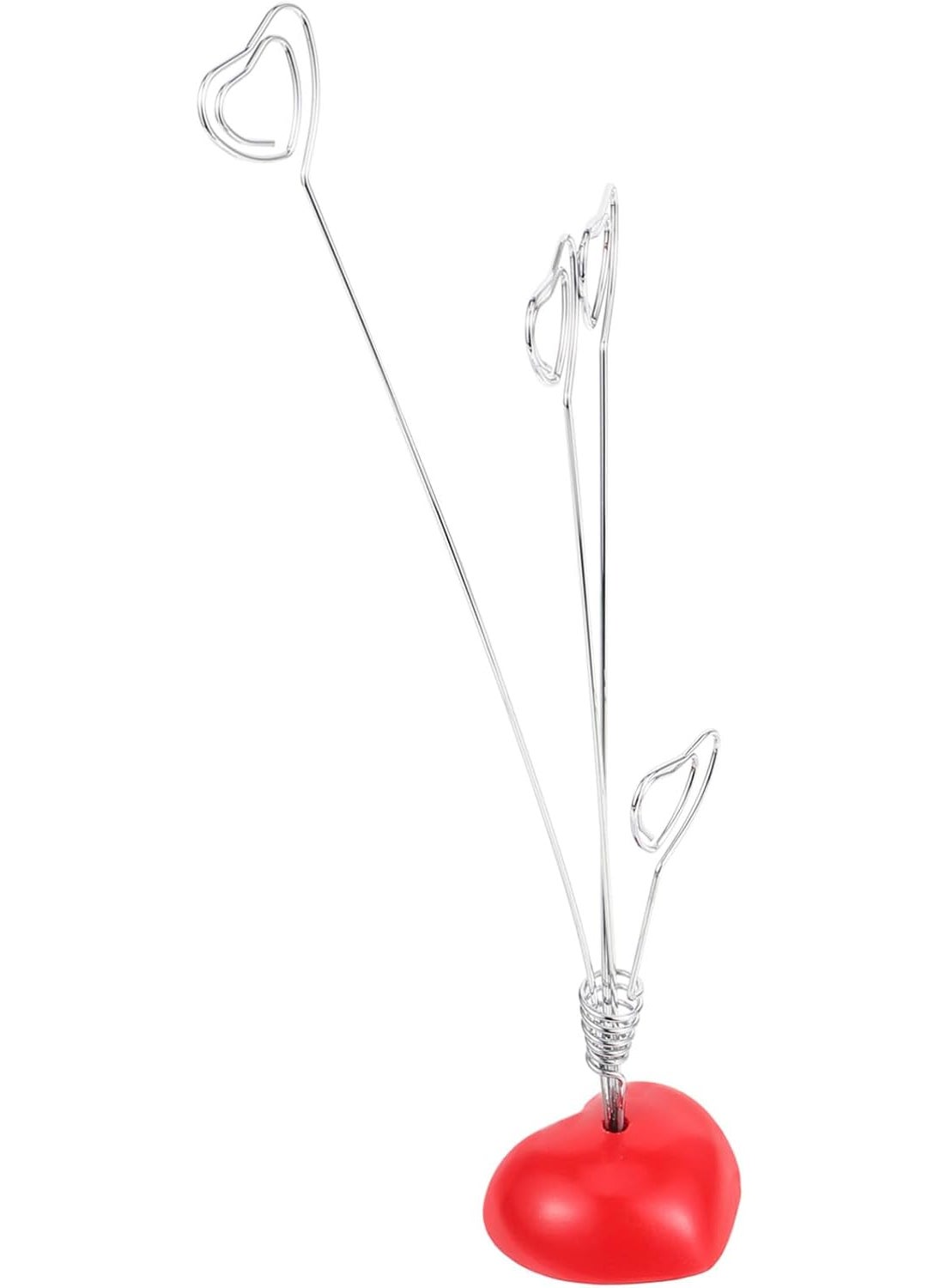 Tinksky Tinksky Picture Stand4 Clip Heart Photo Holder Card Note Memo Clip Tree Place Cards Holder  - Image 5