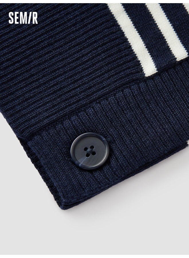 SEMIR Women's Solid Colored Shirt With Knitted Vest - Image 5