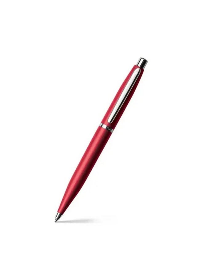 شيفر مجموعة هدايا Sheaffer VFM قلم حبر جاف مع دفتر ملاحظات A6 باللون الأحمر مع حواف من الكروم | مجموعات هدايا أقلام فاخرة  - Image 2