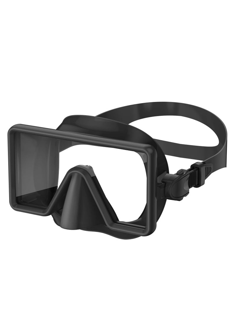 SYOSI - Snorkel Mask Anti-Fog Anti Leakage Panoramic Diving Mask Tempered Glass Shatterproof Swim Mask Anti-Glare Scuba Swim Goggles for Adults and Teenager - Image 1