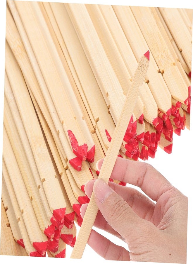 Hemoton 100Pcs Blank Bamboo Fortune Sticks for Divination, Smooth Surface, Lightweight and Portable, Ideal for Fortune Telling and Custom Writing, Vintage Chinese Buddhism Divination Prop - Image 2