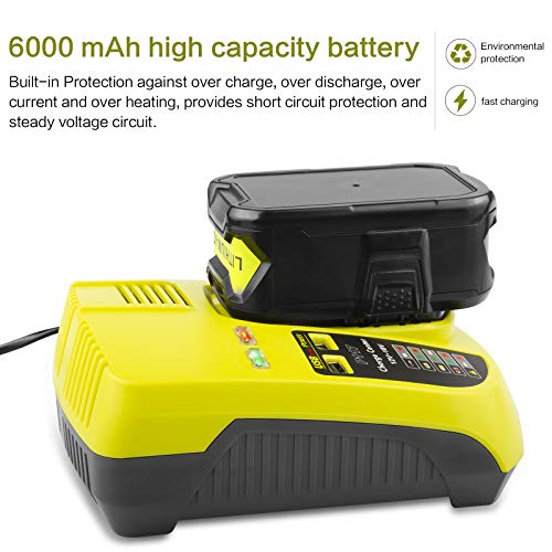 Fancy Buying 18V 6.0Ah P108 Battery Replacement for Ryobi 18 Volt Battery Lithium P102 P103 P104 P105 P107 P109 P122,Battery for Ryobi ONE+ Cordless Drill Tool (1Pack) - Image 4