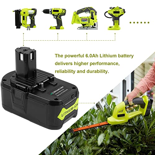 Fancy Buying 18V 6.0Ah P108 Battery Replacement for Ryobi 18 Volt Battery Lithium P102 P103 P104 P105 P107 P109 P122,Battery for Ryobi ONE+ Cordless Drill Tool (1Pack) - Image 5