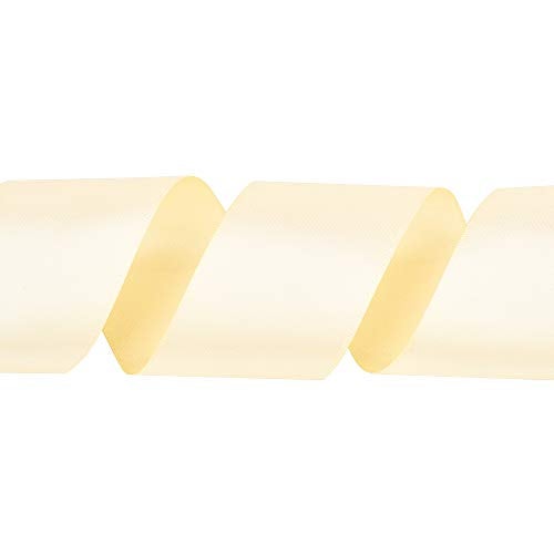 Ribest Ivory Double Faced Satin Ribbon for Flower Bouquet Gift Wrapping Bows Wedding Party Decoratin, 1-1/2 Inch × Continuous 25 Yards - Image 4
