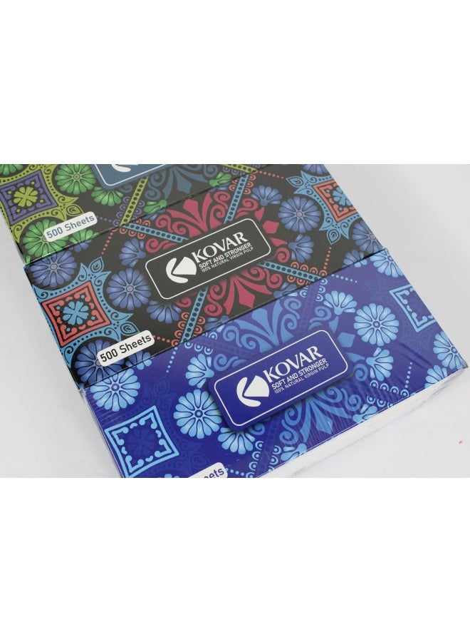 Kovar Soft And Stronger Hygienic Facial Tissue Paper- 5X500sheets - Image 4