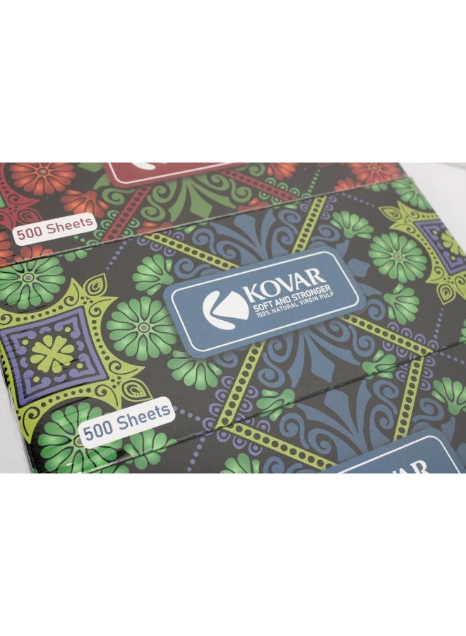Kovar Soft And Stronger Hygienic Facial Tissue Paper- 5X500sheets - Image 3