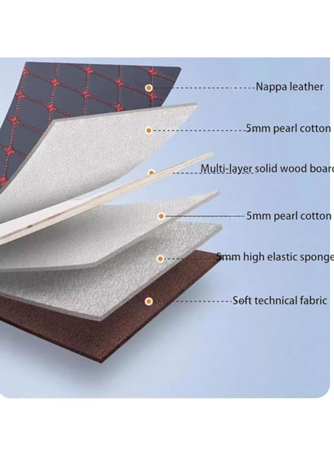 Organized Home - Folding Leather Travel Resting Pad Car Camping Bed Compatible With Light Cars SUV MPV Stable Breathable Suitable For All Seasons - Image 1