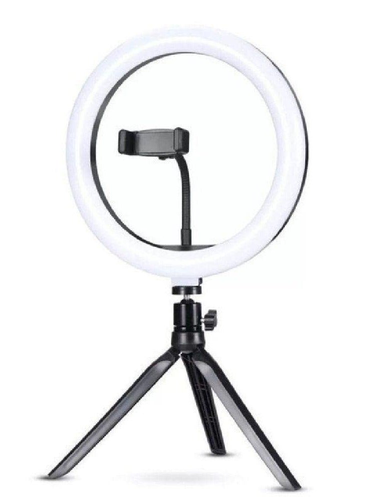 MJ33 RGB LED Soft Ring Light With Phone Holder USB Plug Adjustable Angle And Stand For Vlogging Live Streaming And Photography - Image 2