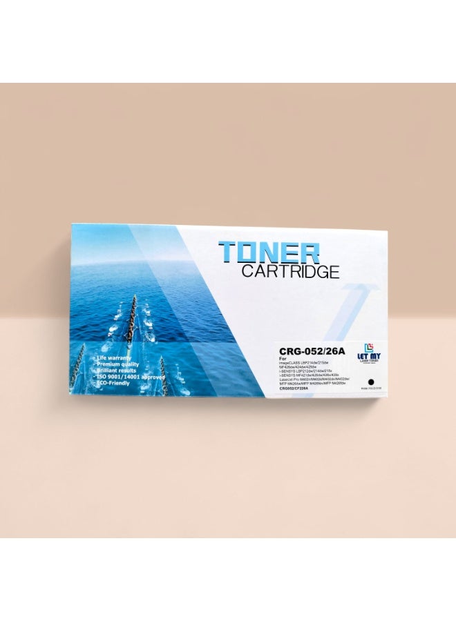 LET MY 26A CF226A CRG-052 Universal Toner Cartridge Compatible For HP Canon LaserJet 402 M426 LBP214dw LBP215dw MF424dw MF429dw MF426dw LBP212dw LBP214dw LBP215x MF421dw MF426dw MF428x - Image 1