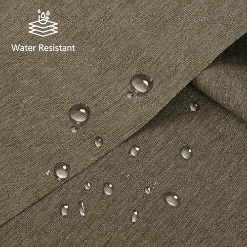 Konelia Waterproof Canvas Fabric by The Yard, 58inch 600D Upholstery Fabric Polyester Material Outdoor Water Resistant Material for Sewing Chair Patio Cushion Bag Sofa Seat Repair, 1 Yard Coffee - Image 2