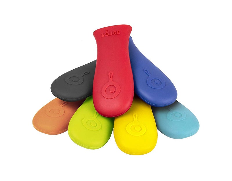 Lodge Silicone Hot Handle Holder - Dishwasher Safe Hot Handle Holder Designed for Lodge Cast Iron Skillets 9 Inches+ w/Keyhole Handle - Reusable Heat Protection Up to 500Â° - Orange - Image 2