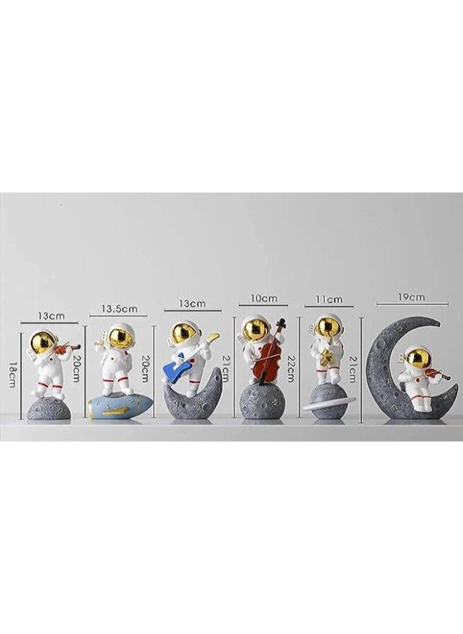 Cosmic Groove: Set of 6 Astronaut Music Band Assorted Figurines - Perfect Gift for Music and Space Enthusiasts - pzsku/Z0675ED91EDAB8560B8ADZ/45/_/1690464787/e2406c3d-f3f2-47d3-9965-7a8f863113f9