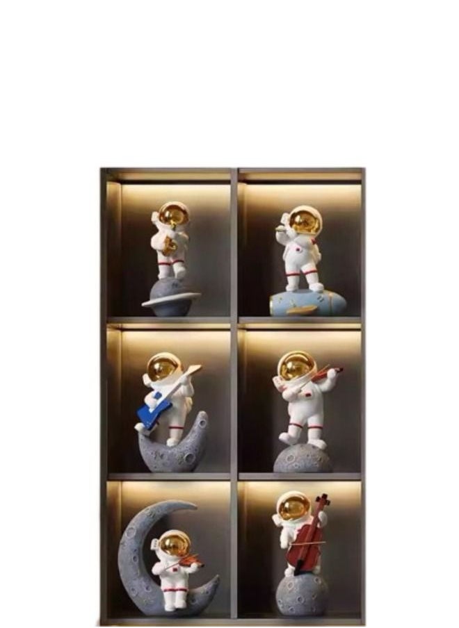 Cosmic Groove: Set of 6 Astronaut Music Band Assorted Figurines - Perfect Gift for Music and Space Enthusiasts - pzsku/Z0675ED91EDAB8560B8ADZ/45/_/1690721228/cccca6e4-e6b6-4a3d-95fb-35c93b18901d