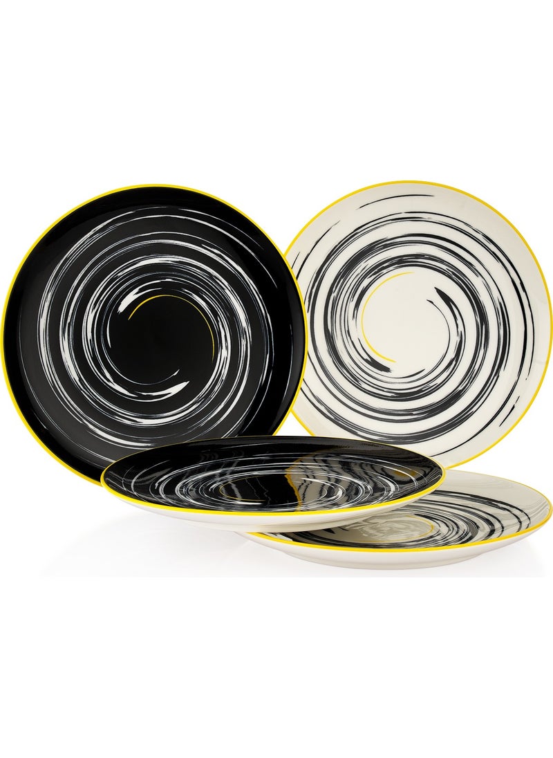 Schafer Mixed 4 Piece Cake Plate-Multicolor  - Image 3