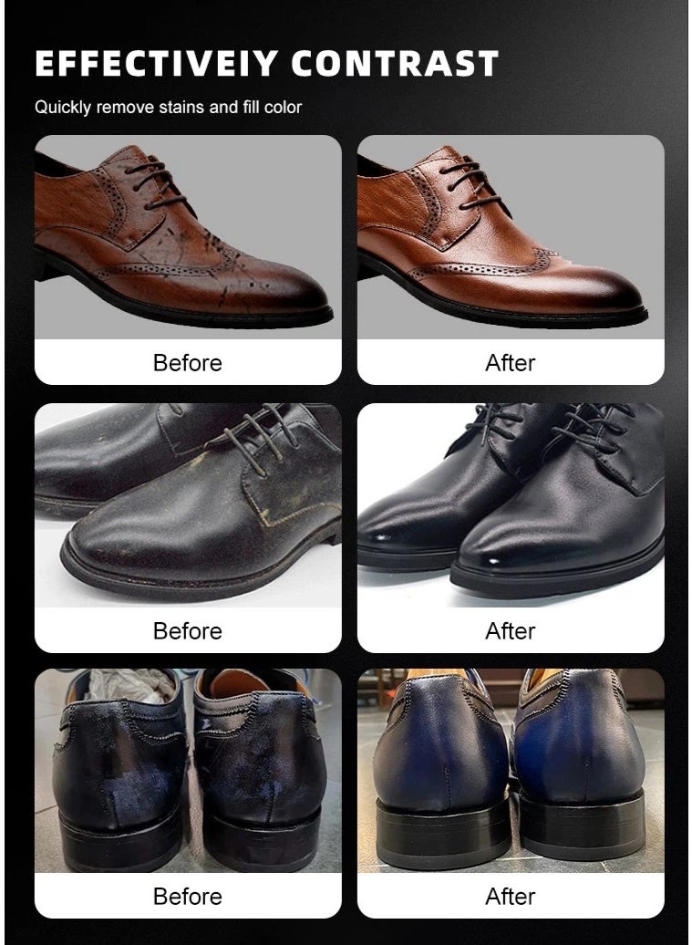 Biki Liquid Shoe Polish Leather Special Quick Shine Brown 75 ML - Image 5