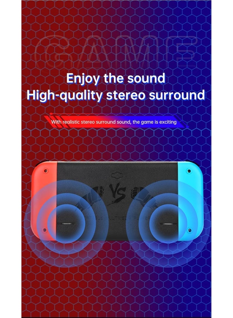 SMARTX X80 Retro Handheld Game Console – 7” HD Screen, 10,000+ Built-in Classic Games, Supports 10 Emulators, Expandable Storage up to 16GB TF Card – Portable Multifunctional Gaming Device for Kids & Adults - Image 4