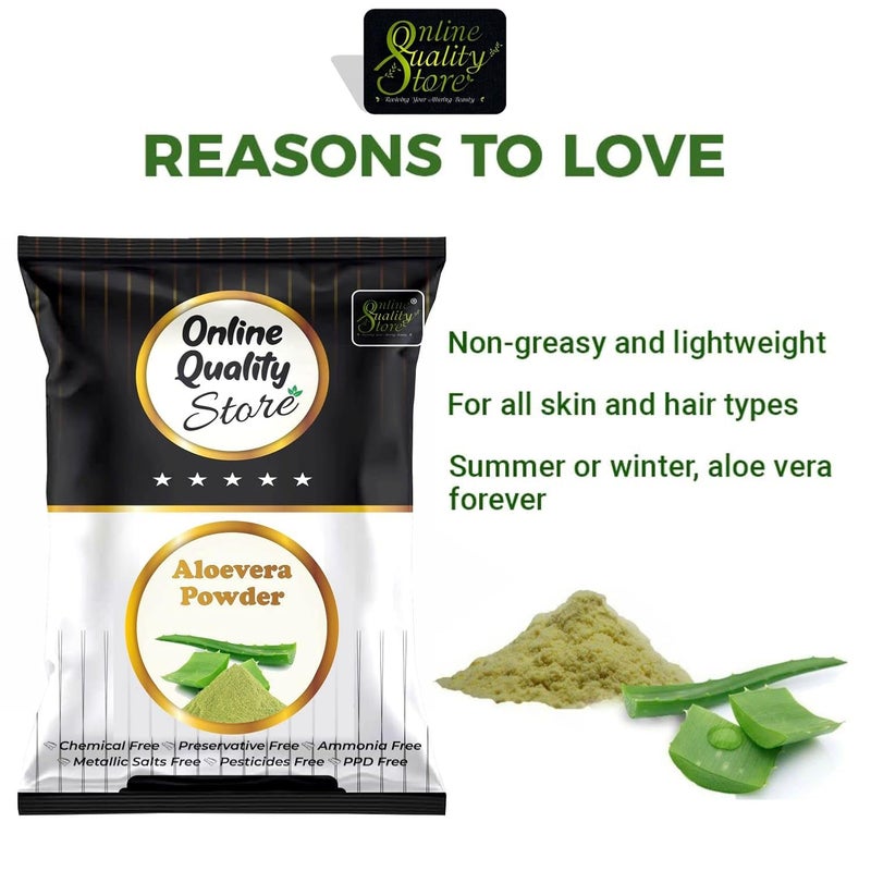 Online Quality Store Online Quality Store Aloevera Powder 100g  - Image 4