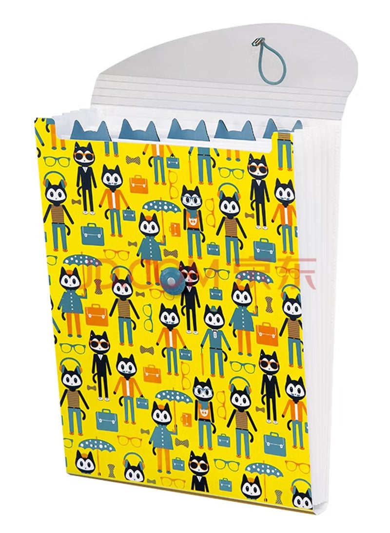 Foldermate A4 Size Top Load Expanding File With 6 Pockets - Image 2