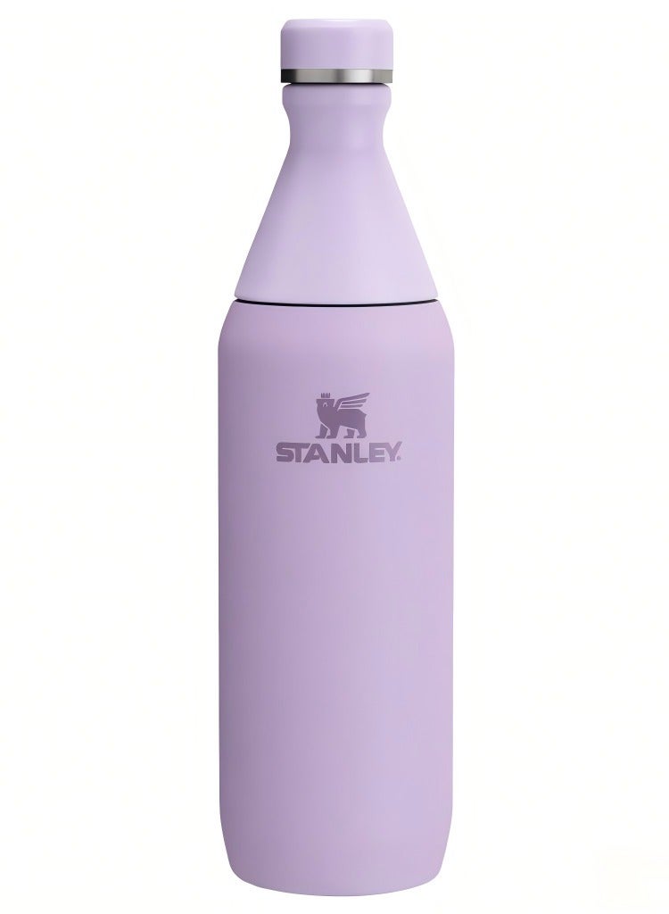 ستانلي زجاجة سليم طوال اليوم 20 أونصة | قم بلف الغطاء بختم مانع للتسرب | تصميم نحيف للسفر وصالة الألعاب الرياضية | ستانلس ستيل معزول | خالية من مادة BPA - Image 1