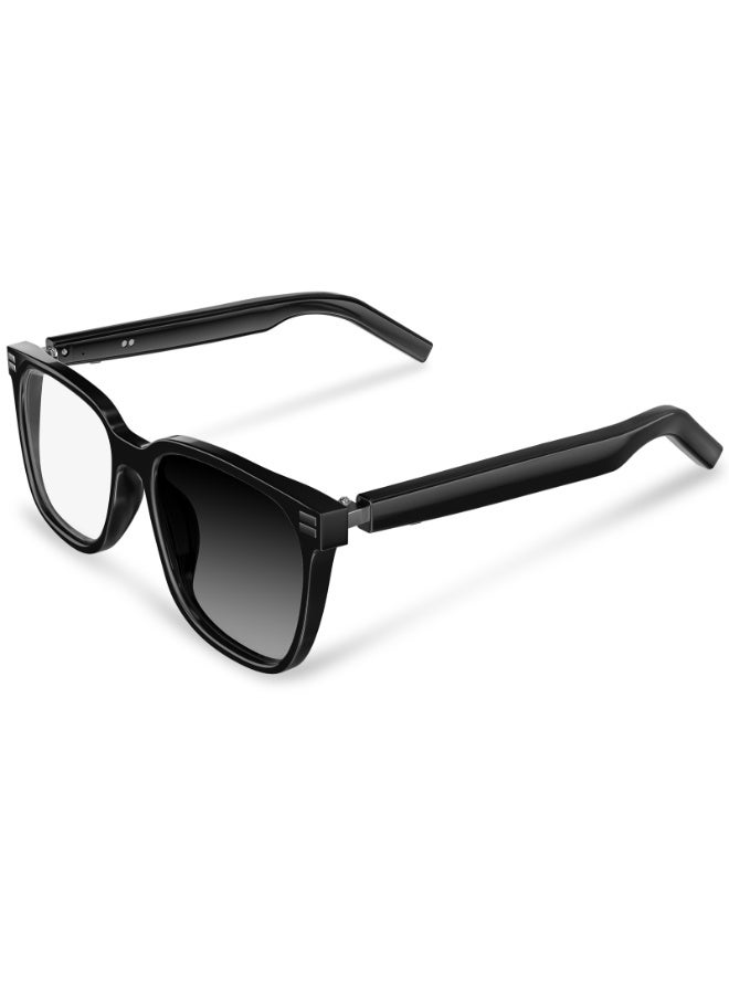 إلترازون M10 PRO-B Smart Bluetooth Glasses – Wireless Music & Call Support, Magnetic Charging, UV400 Anti-Blue Sunglasses, 6–7H Playtime, TR Frame,  - Image 2
