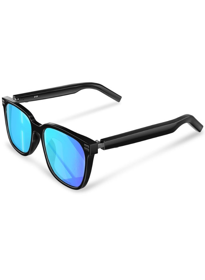 إلترازون M10 PRO-B Smart Bluetooth Glasses – Wireless Music & Call Support, Magnetic Charging, UV400 Anti-Blue Sunglasses, 6–7H Playtime, TR Frame,  - Image 3