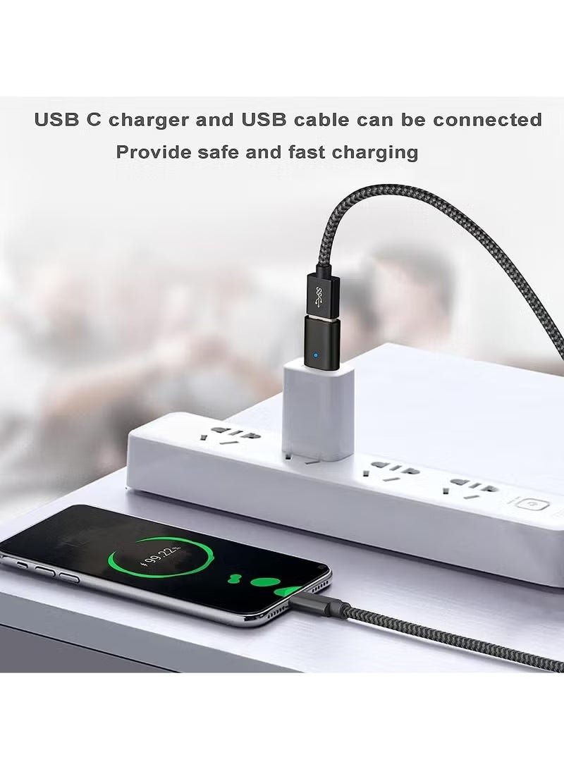 الفضاء الرقمي محول وصلة OTG من USB-C إلى USB 3.0 بسرعة 5Gbps | يدعم ربط فلاش درايف وذراع التحكم بالألعاب | متوافق مع آيفون 15، 16، 17 برو وبرو ماكس، ماك بوك، وأندرويد - Image 5