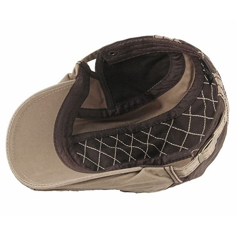 Qunson 2 Pack Men's Cotton Flat Cap Ivy Gatsby Newsboy Hat - Image 5