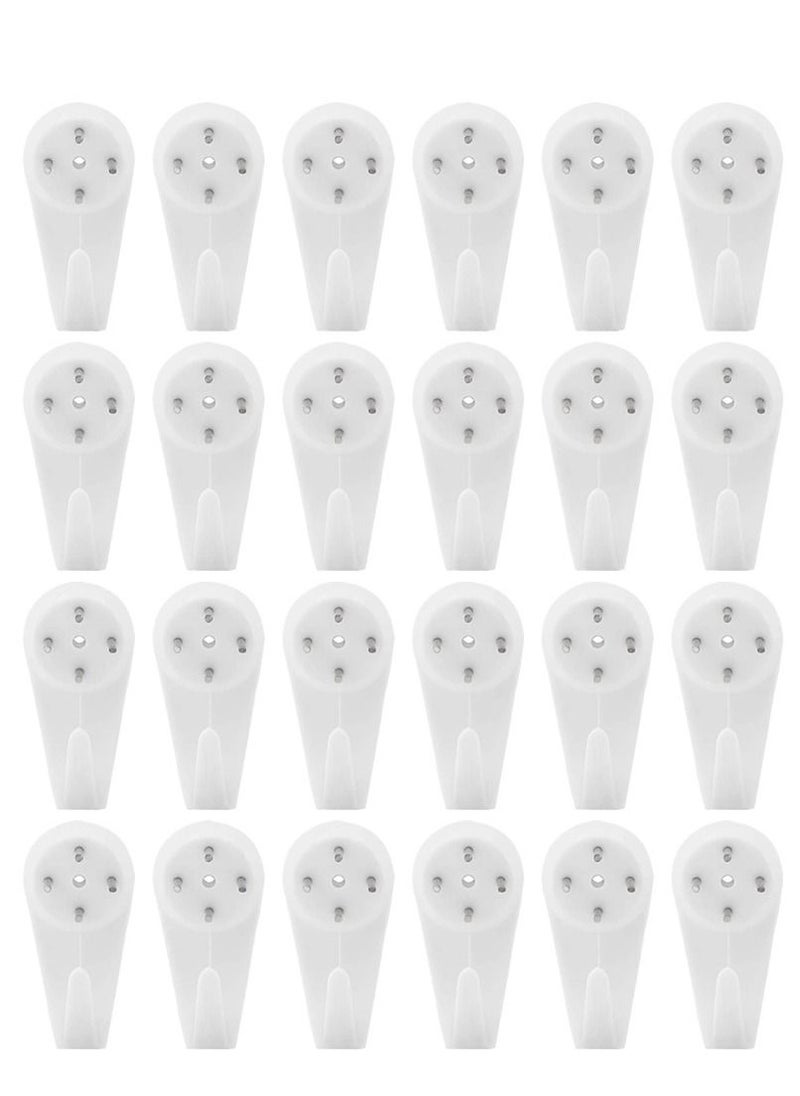 MARGOUN 24 Pack For Concrete Wall Hanging Hooks with Invisible Nails Large  - Image 2