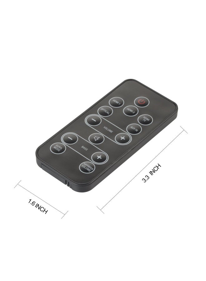 Motiexic New Remote Control Replacment For Harman Kardon Sb 26 Sb26 060Hsb26Rm0 06 0Hsb26 Rm0 Bluetooth Sound Bar With Cr2025 Battery - Image 2