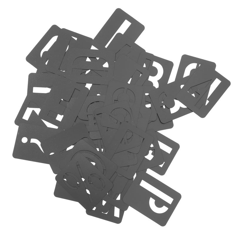 1 Set of Stencils for Painting Wood Reusable Craft Stencils Letters Letters Stencils Bulk - Image 1
