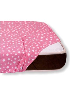 Bebek Özel Baby Special Cotton Baby and Kids Elastic Sheet with Star Pattern 70 x 140 cm  - Image 2