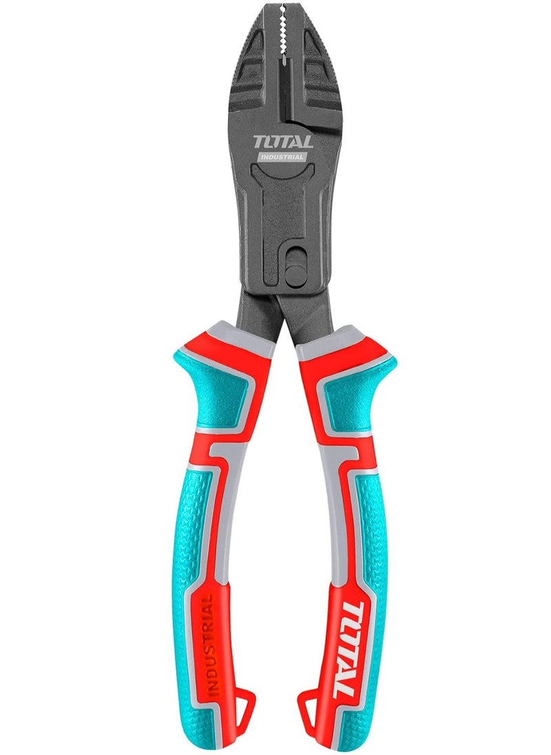 TOTAL - Total Compound Action Combination Pliers 65% saving energy 8inch 200 mm THTC510806 - Image 1