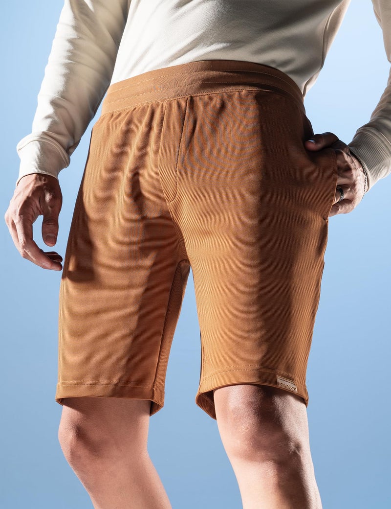 DAMENSCH Men's Regular Shorts (Dam-SHT-OTB-M_B.Oath Brown_M) - Image 2