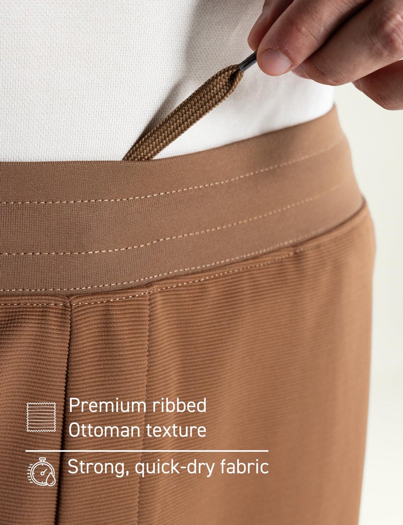 DAMENSCH Men's Regular Shorts (Dam-SHT-OTB-M_B.Oath Brown_M) - Image 3